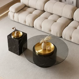 Black Marble Coffee Table
