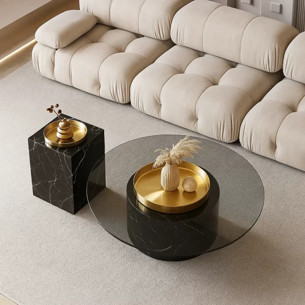 Black Marble Coffee Table
