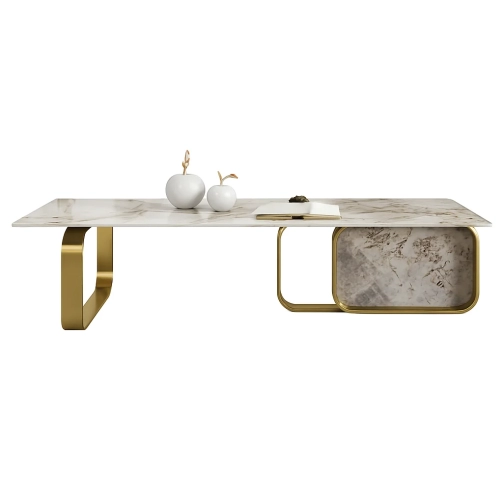 White Gold Coffee Table