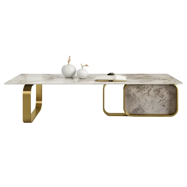White Gold Coffee Table