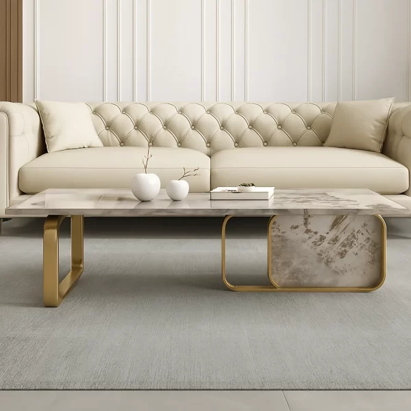 White Gold Coffee Table