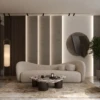 Elvina 3 Seater Curved Modern Bouclé Sofa - luxury furniture Dubai UAE