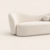 Elvina 3 Seater Curved Modern Bouclé Sofa - luxury furniture Dubai UAE