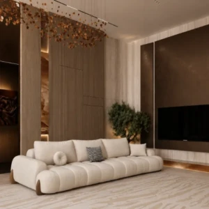 Elvira 3 Seater Sofa Luxury Modern Cloud Style Minimalist Sofa Elegant Comfort Design