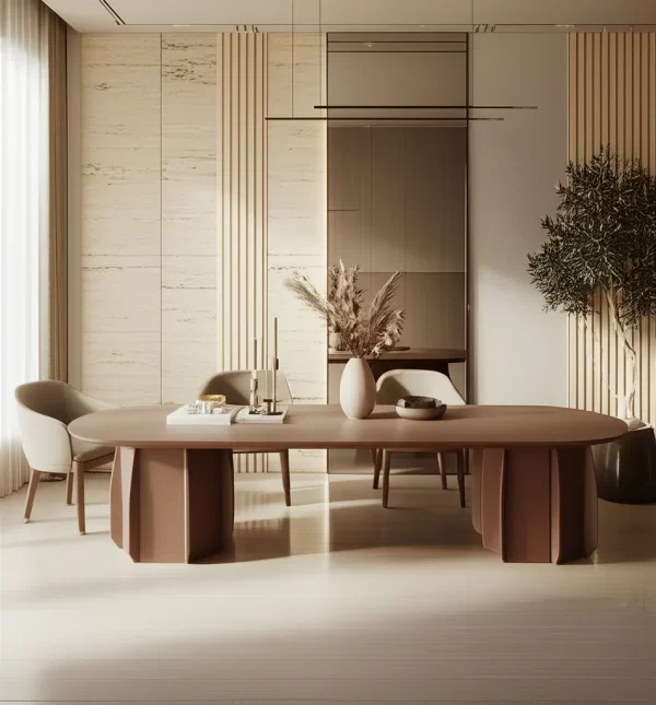Modern Brown Dining Table