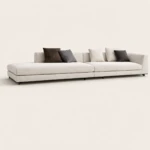 Persa 3 Seater Luxury Oversized Cream Sectional Sofa