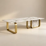 WISFOR WHITE GOLD COFFEE TABLE