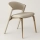 Beige Leather Dining Chair