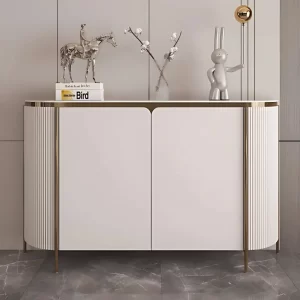 TALINA WHITE WOOD BUFFET CABINET