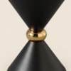 Elegant Galina Side Table – Modern Black Steel Accent Table 60cm 2026