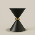 Galina Black Steel Side Table