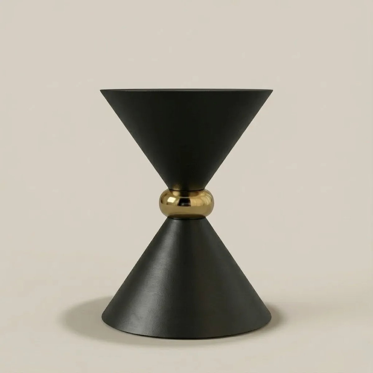 Galina Black Steel Side Table