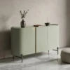 wood & steel buffet cabinet in UAE