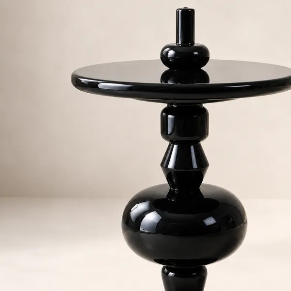 Modern black side table in UAE