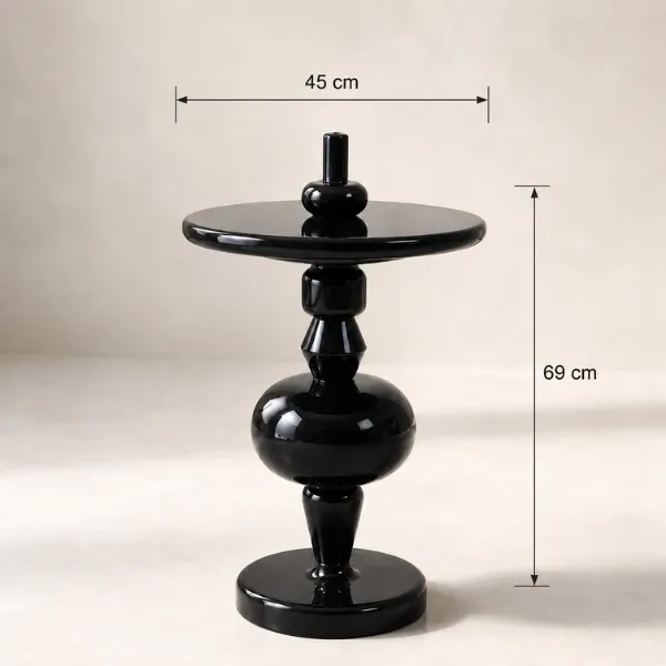 Modern Black side table in UAE