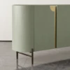 MALIRA MOCHA & BLACK STEEL BUFFET CABINET - luxury furniture Dubai UAE