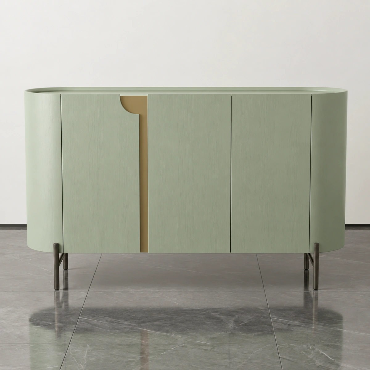 Malira Mocha Coffee Cabinet 2026 | Modern Wood & Steel Coffee Station Cabinet UAE