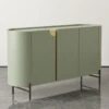 Malira Mocha Coffee Cabinet 2026 | Modern Wood & Steel Coffee Station Cabinet UAE