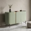 MALIRA MOCHA & BLACK STEEL BUFFET CABINET - luxury furniture Dubai UAE