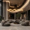 Luxury ceiling light in UAE