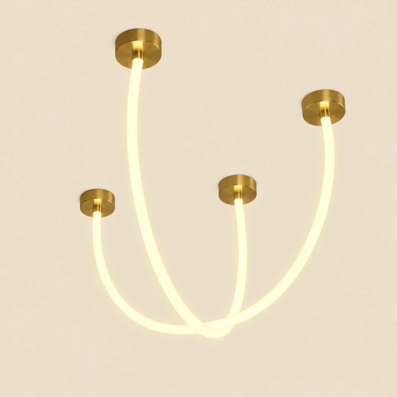 Luxury Falcon Pendant Light – Modern Gold Linear 1m LED Lighting 2026
