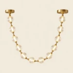 Halina Gold & White Acrylic Ceiling Light