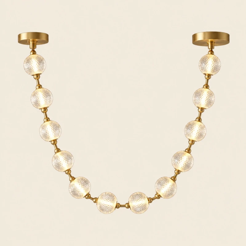 Luxury Halina Ceiling Light – Modern Gold Linear LED Ceiling Lamp 2026
