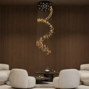 LAMARA GLAZE GOLD PENDANT LIGHT