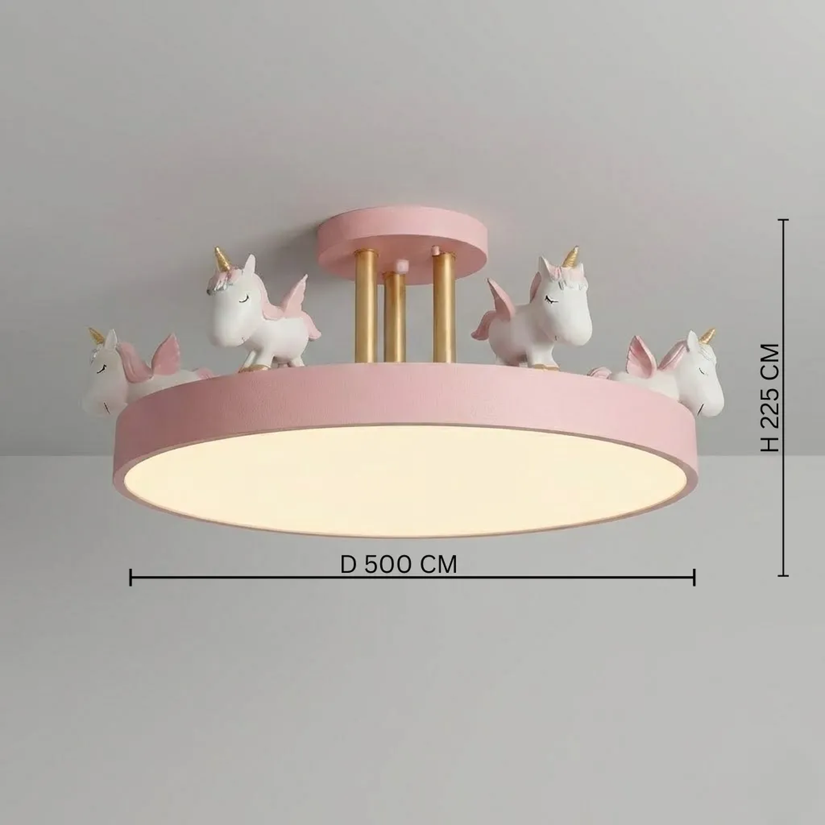 Modern Lanima Ceiling Light – Stylish 48W Warm LED Kids Room Light 2026