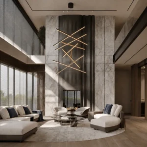 Luxury Pali Double Height Pendant Light – Modern 9 Head Black Staircase Lighting 2026