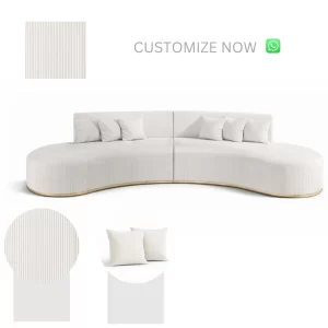 Bianca Round Modern Sofa