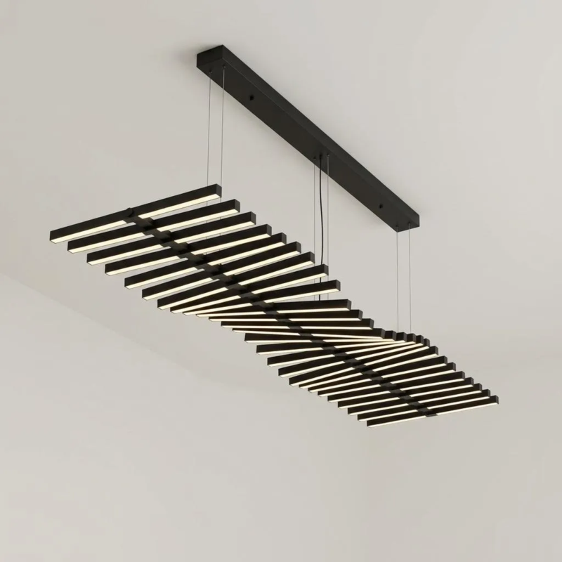 Modern Tali Pendant Light – Sleek Black 145cm LED Lighting 2026