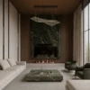TALI BLACK METAL PENDANT LIGHT - luxury furniture Dubai UAE