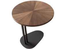 OLSON WOOD TOP SIDE TABLE