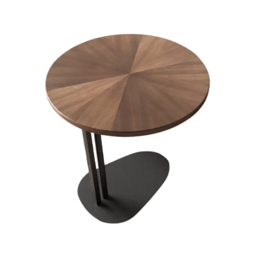 OLSON WOOD TOP SIDE TABLE