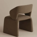SOFA BOLD BROWN VELVET LEISURE CHAIR