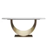 Gold Steel Console Table