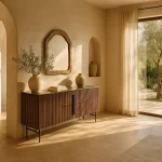 Natural Marble Console Table