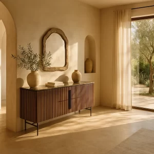 Natural Marble Console Table