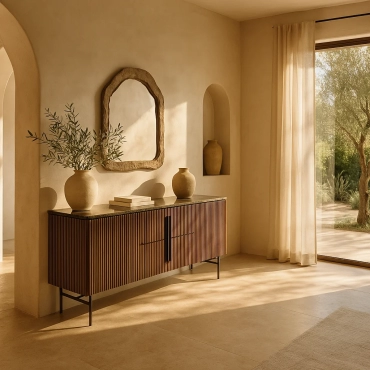 Natural Marble Console Table