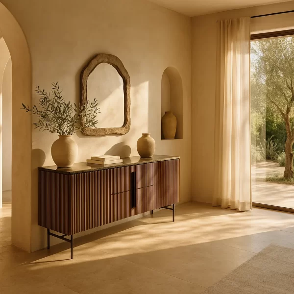 Natural Marble Console Table