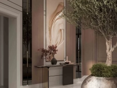 Black Marble Console Table
