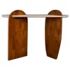 Walnut Wood Console Table