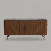 CLARENDON WOOD & MARBLE BUFFET CABINET - luxury furniture Dubai UAE