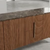 CLARENDON WOOD & MARBLE BUFFET CABINET - luxury furniture Dubai UAE