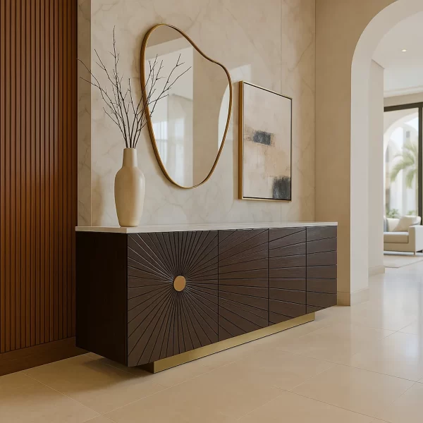 Artificial Marble Buffet Cabinet