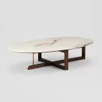 Brown Marble Coffee Table