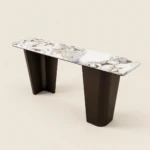 Dalton Walnut Marble Coffee Console Table