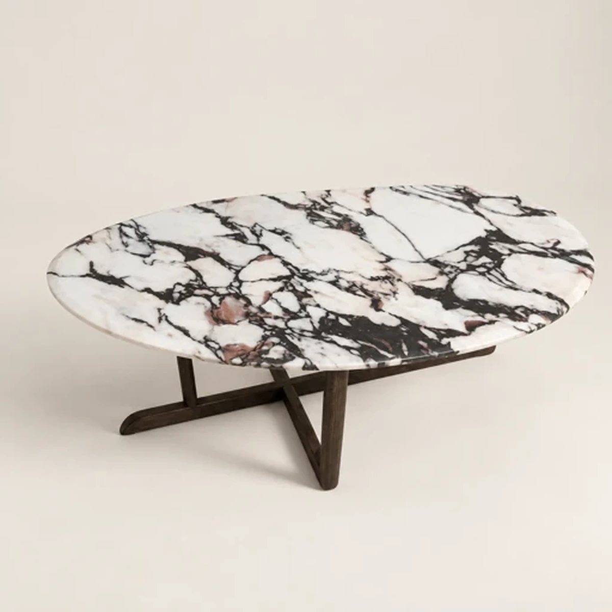 Coffee Table Sila Luxury Brown Marble Coffee Table 120cm Modern Industrial 2026