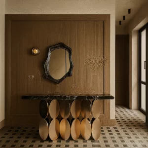 Rock Slab Console Table